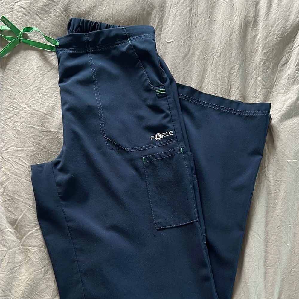 Carhartt Force Cross-Flex Navy Utility Scrub Pants